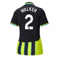 Manchester City Kyle Walker #2 Gostujuci Dres za Ženska 2024-25 Kratak Rukav